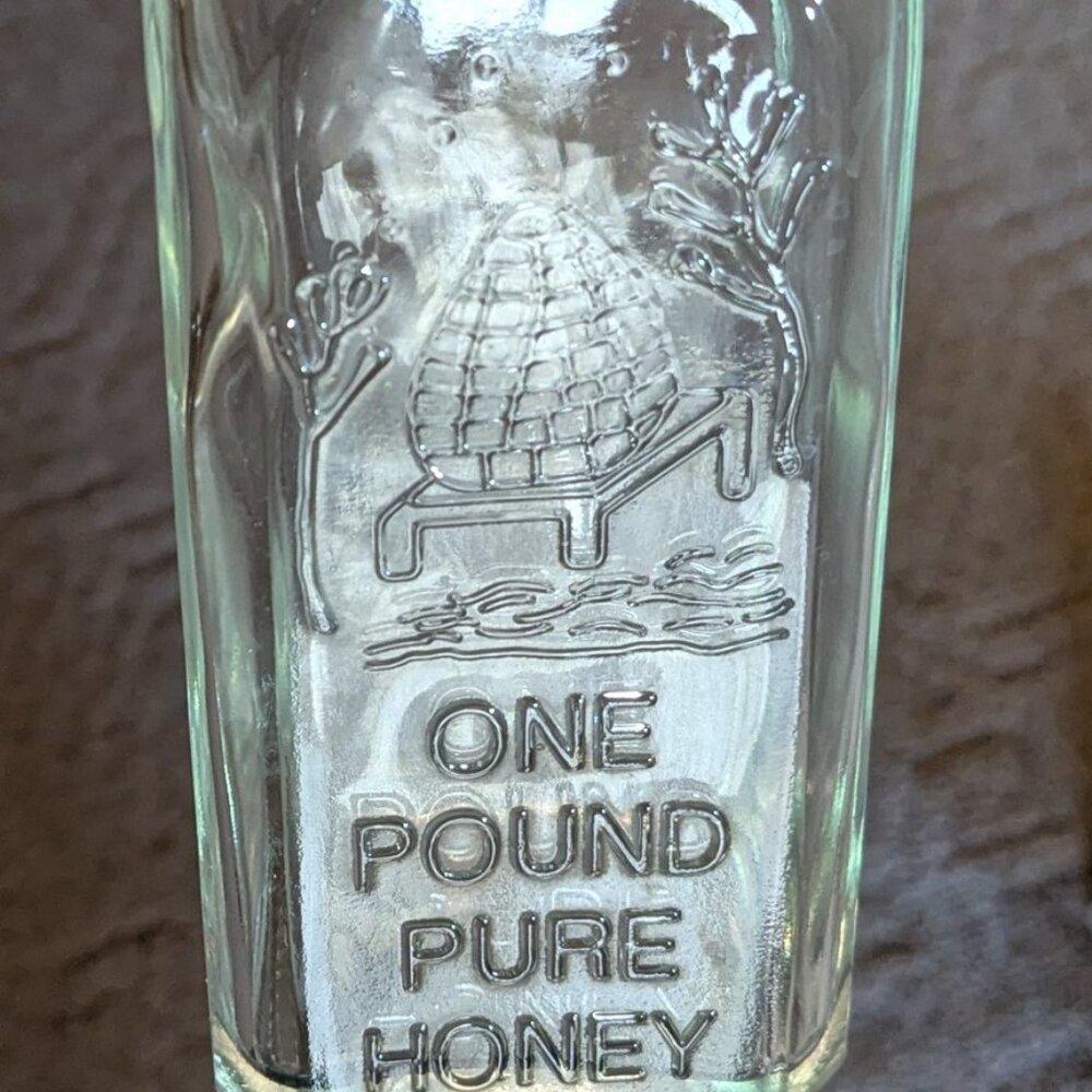 Glass Honey Bottle with Cork
